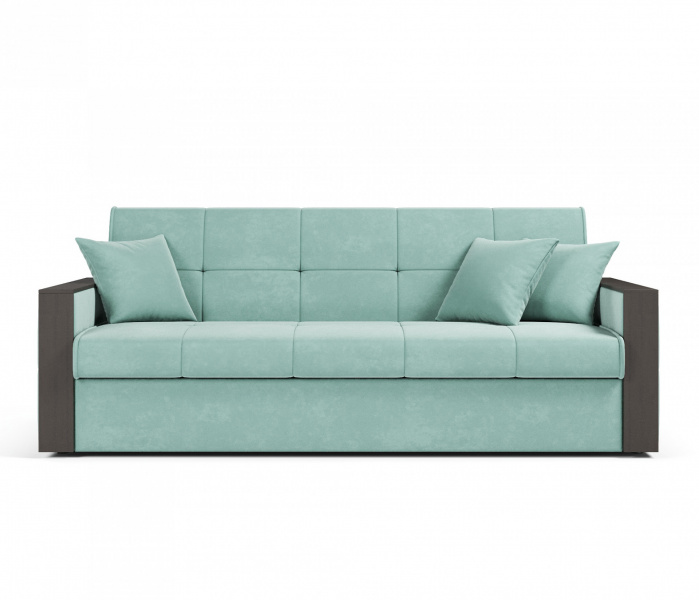 Диван прямой Валенсия велюр Бинго Мятный