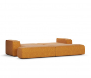 Диван прямой Дофт рогожка Саванна желтая